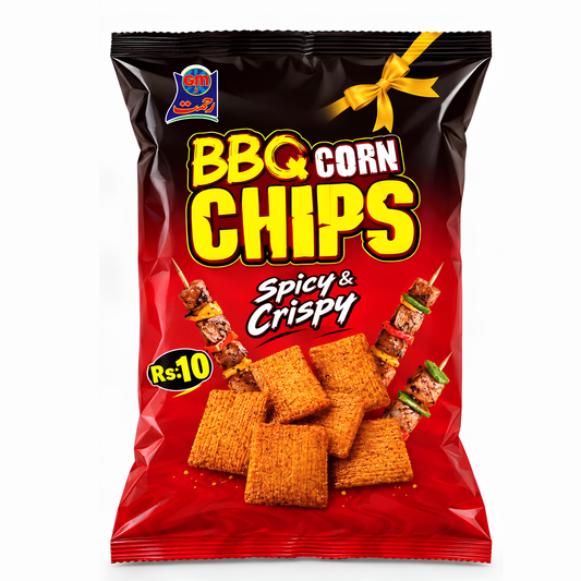 BBQ Corn Chips – 12 Pcs